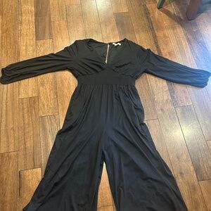 Lightly worn black jumpsuit from Anthropologie